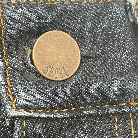 Spoke Japanese Selvedge Denim Jeans Men's Waist 30x34 Build A  Narrow Stretch - Picture 3 of 10